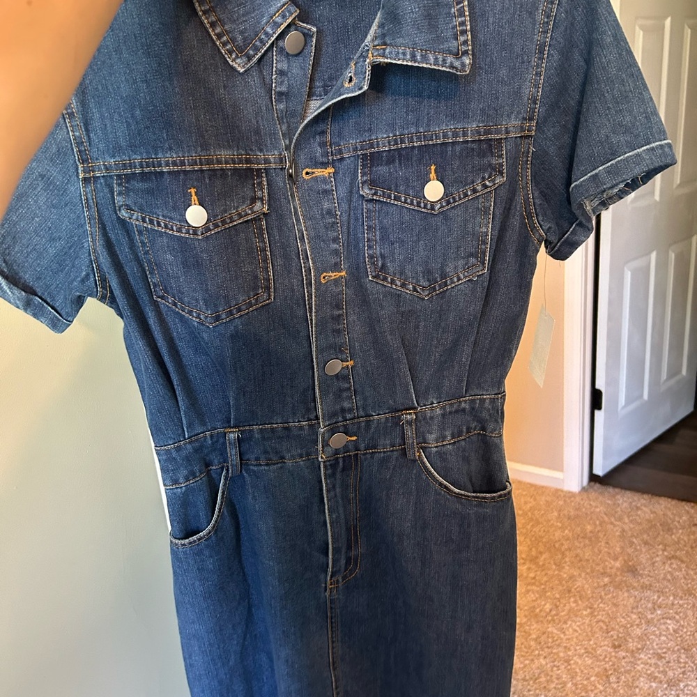 Dry Goods Blue Denim Mini Dress size Small